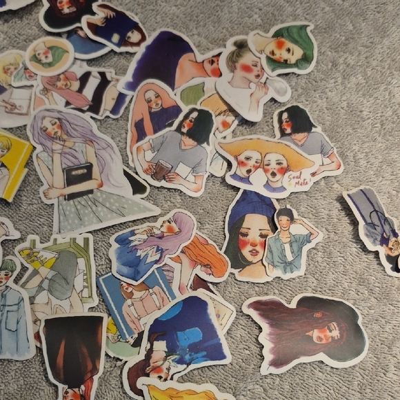 Colorful Character Stickers - Picture 2 of 4